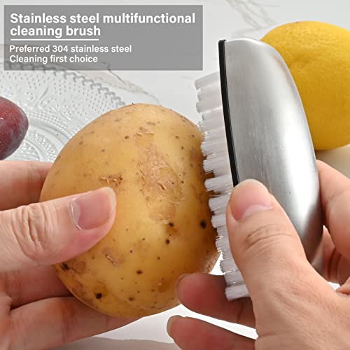 Multi-Functional Vegetable Brush Scrubber for Kitchen Use