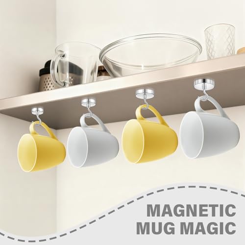 Magnetic Hook Set - 8 Pack Heavy Duty Hooks for Cruise Cabins & Home Use