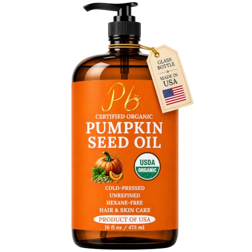 Pumpkin Seed Oil for Hair Growth - 100% Pure, USA-Grown 16 fl oz