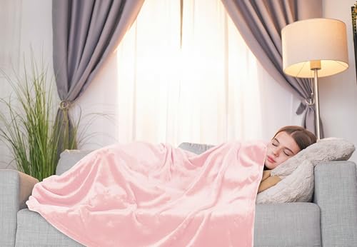 Utopia Bedding Ultra Soft Fleece Throw Blanket - Pink 50x60