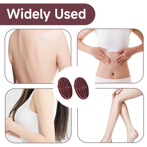 Full Body Massage Brush Set for Relaxation & Pain Relief - Non-Slip Grip, 2PCS