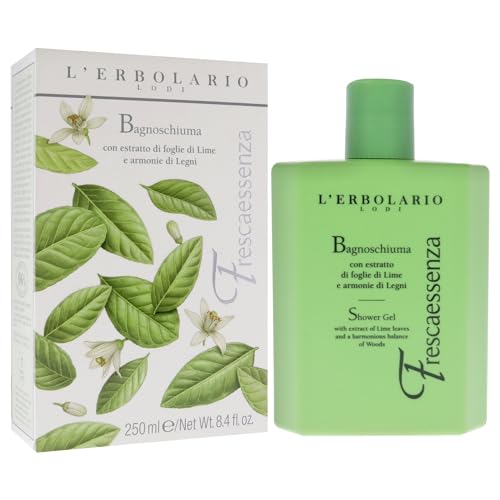 L'Erbolario Frescaessenza Shower Gel – Toning Body Wash, 8.4 oz