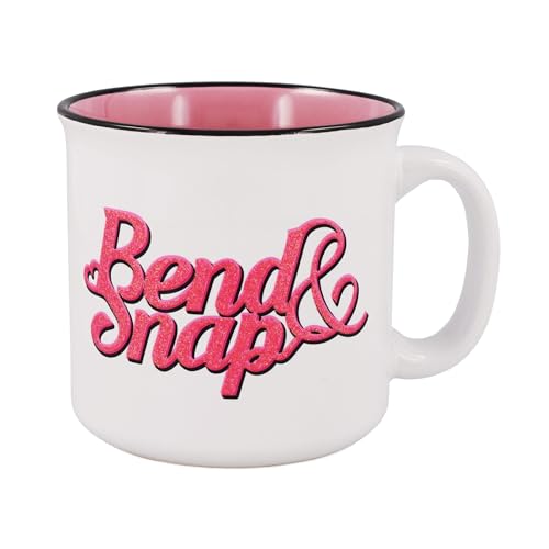 Legally Blonde Camper Mug | 20 Oz Glitter Ceramic Coffee Cup