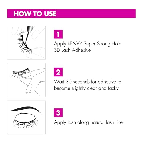i-Envy Super Strong Hold 3D Lash Glue - Waterproof & Latex-Free