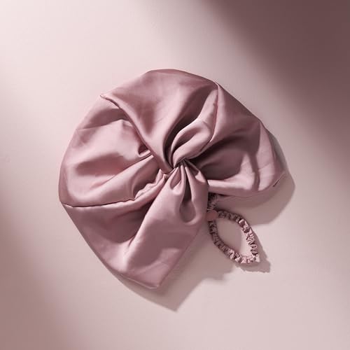 The Hair Edit Ultra Luxe Satin Sleep Bonnet for Overnight Hair Protection – Adjustable Fit
