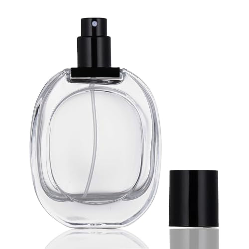 50ml Refillable Glass Perfume Spray Bottle Travel Dispenser for Women & Men