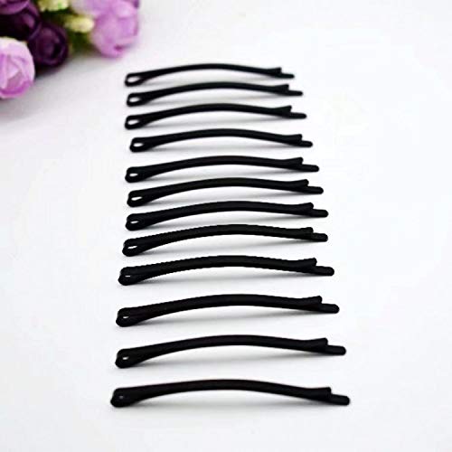 100Pcs Black Bobby Pins - Unisex Hair Clips for All Hairstyles