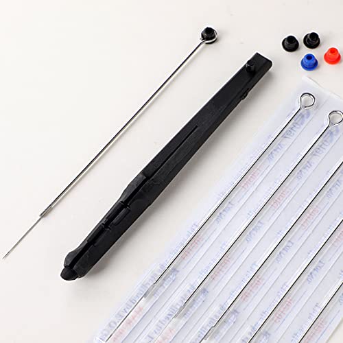 Solong Professional Hand Poke Tattoo Kit GK802TN01-1-US with Ink Needles Gloves