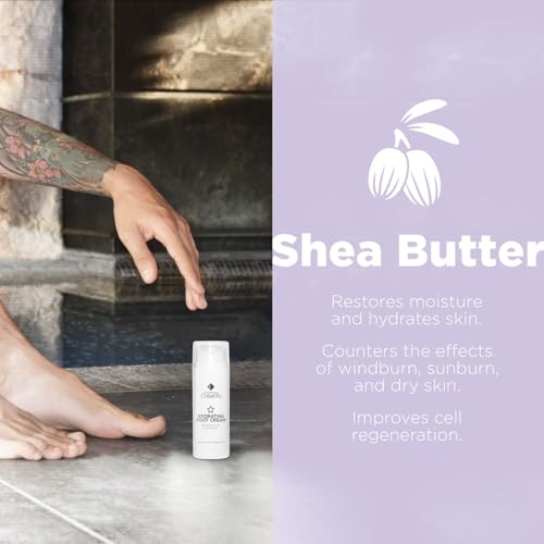 Hydrating Foot Cream for Dry Cracked Heels - 3.4 Fl Oz | Shea & Seaweed