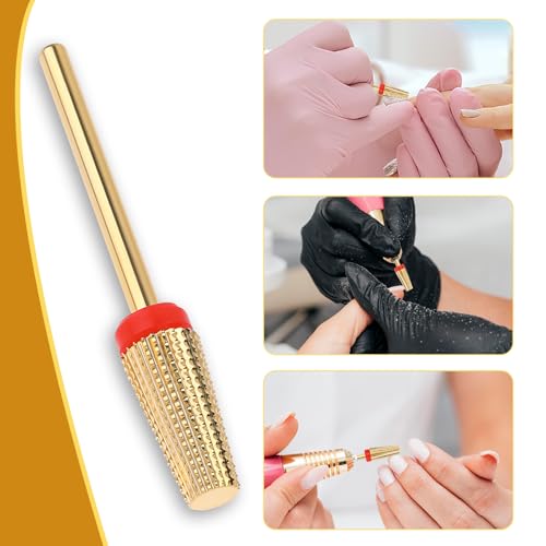 5-in-1 Tungsten Nail Drill Bits for Acrylic & Gel Nails