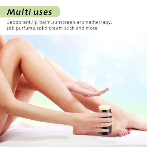 10 Pcs Black Refillable Lip Balm Tubes, 75ml/2.5oz - Bottom Fill