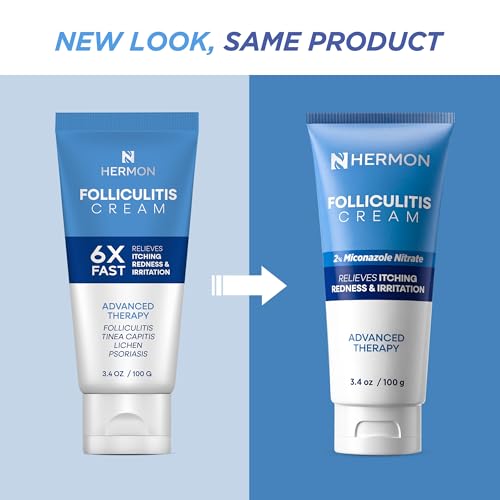 Hermon Folliculitis Cream: Effective for Folliculitis Scalp Face and Body 100g