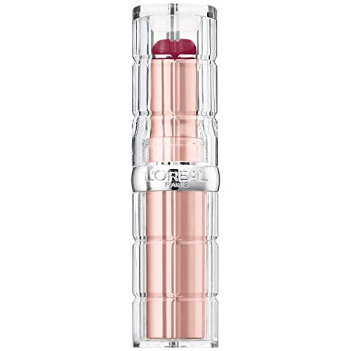 L'Oreal Paris Colour Riche Plump and Shine Lipstick Wild Fig 0.1 oz - Glossy, Radiant, Fuller Lips