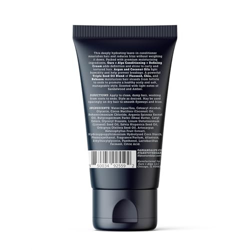 Oars + Alps Conditioning and Defining Hair Cream with Argan Oil, 3.4 oz