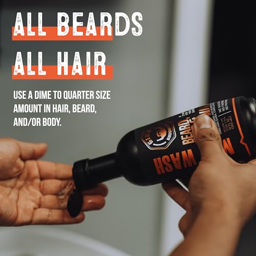 GIBS Grooming 3-in-1 Man Wash - Amber Scent, Sulfate-Free Body & Hair Cleanser