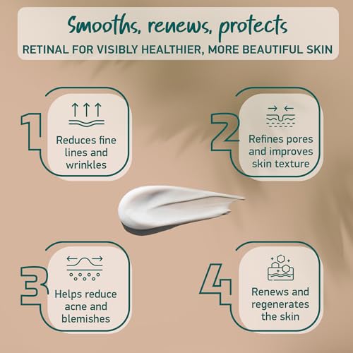 Soena Retinal Face Cream with Bakuchiol & Hyaluronic Acid - Anti-Aging
