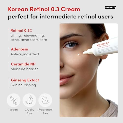 FRANKLY Retinol 0.3% Cream - Anti-Aging & Hydrating 0.7oz