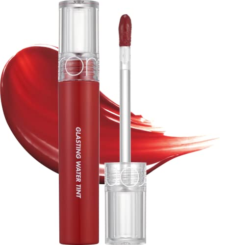 rom&nd Glasting Water Tint - No.02 Red Drop, Moisturizing Lip Gloss