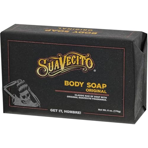 Suavecito Original Body & Hand Soap Bar - Moisturizing Masculine Scent