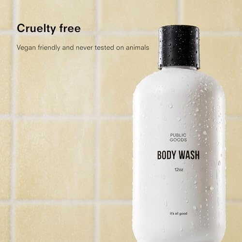 Public Goods Natural Body Wash for Men & Women, 12 Fl Oz - Sulfate-Free, Rejuvenating