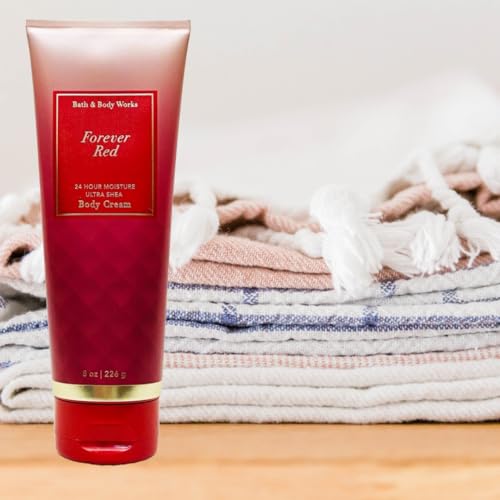 Bath & Body Works Forever Red Ultra Shea Body Cream 8oz - Long Lasting Moisturizer