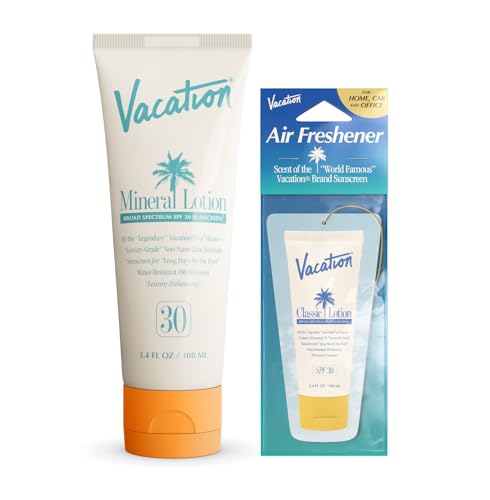 Vacation Mineral Sunscreen Lotion SPF 30 - Non-Nano Zinc, 3.4 oz