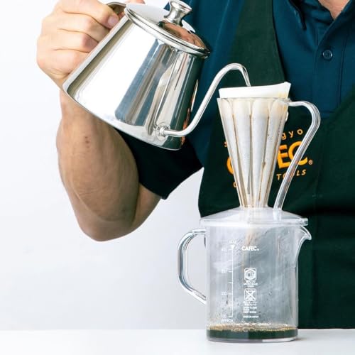 CAFEC Abaca+ DEEP 27 Coffee Filter - Ultimate Single Cup Brewing