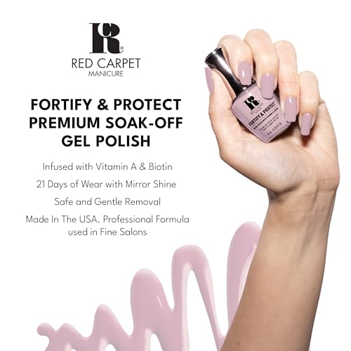 Red Carpet Manicure Purify Gel Cleanser 16 Fl Oz – Removes Tacky Residue for High-Shine Finish