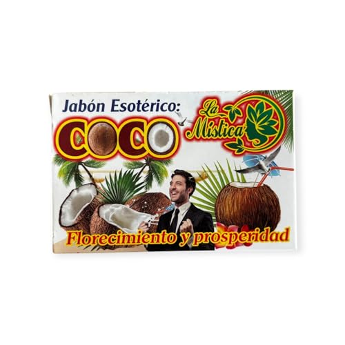 Zoeartcrafts Coconut Ritual Soap - Peruvian Spiritual Cleansing Bar 90g / 3.2oz