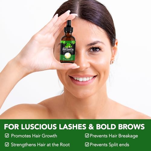 Organic Jamaican Black Castor Oil - Cold Pressed for Hair & Skin Care