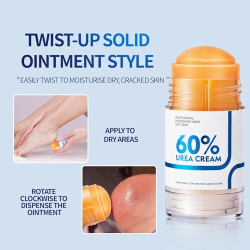 NIZENTA 60% Urea Cream Body Lotion & Foot Cream for Dry Skin