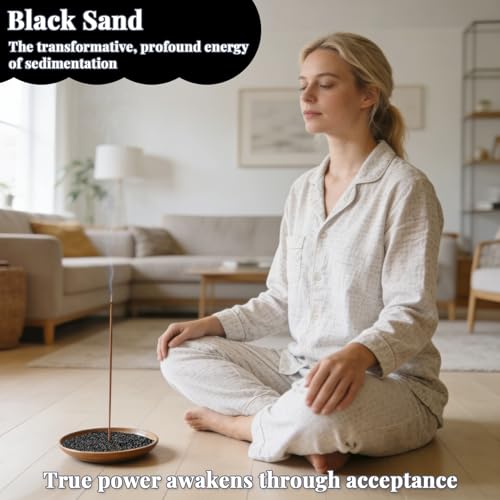 RAINFLOW 15oz Black Quartz Sand for Crafts, Decor & Zen Gardens