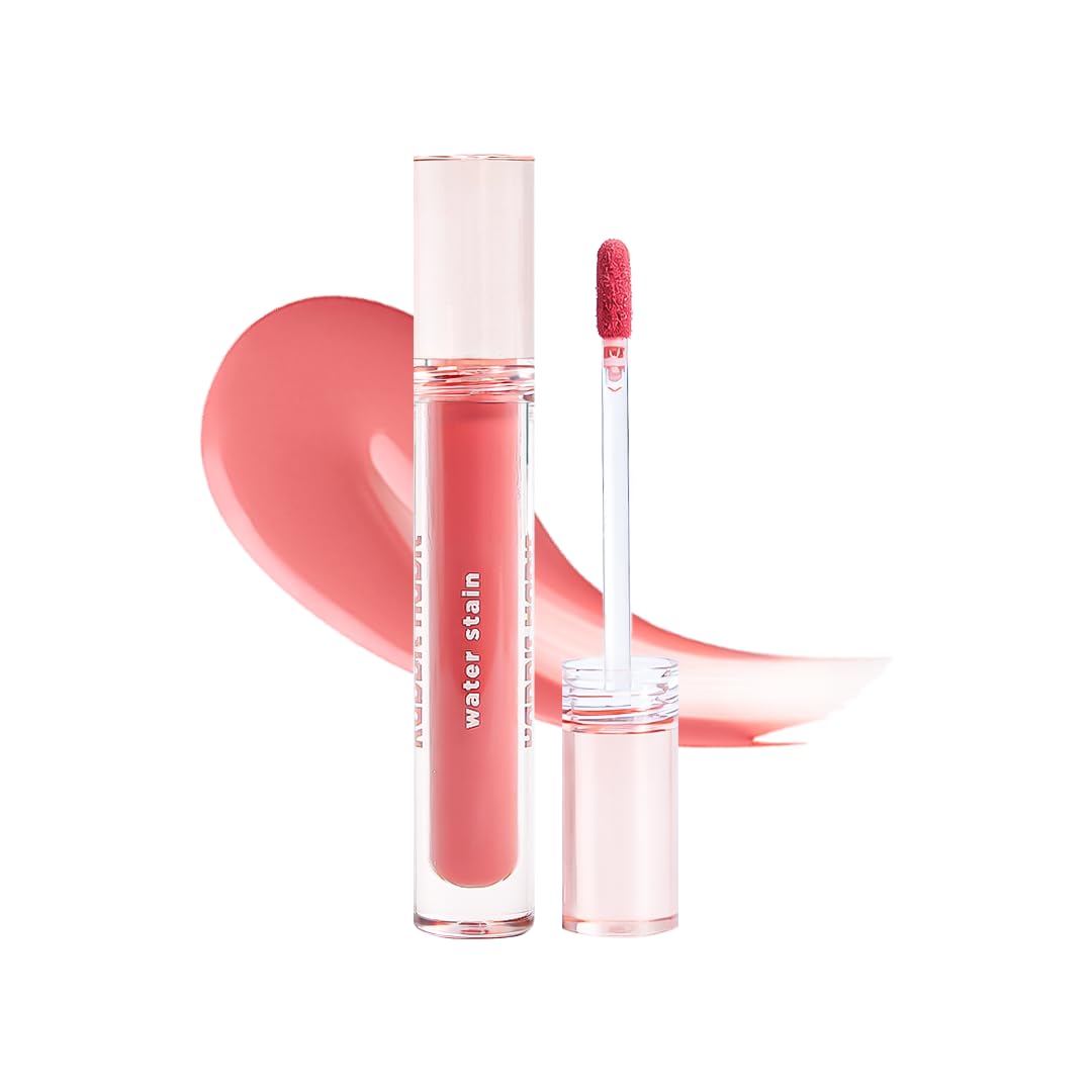 Rabbit Habit Water Lip Stain - Vegan, Cruelty-Free, Non-Drying Formula | Cherry Blossom Shade