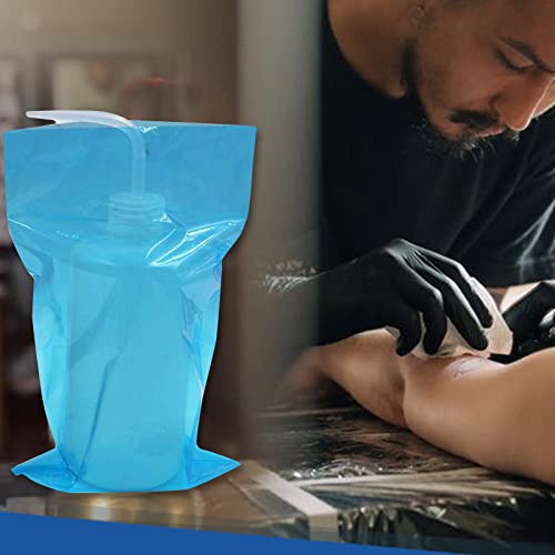 Blue Tattoo Wash Bottle Bags - 250pcs Disposable Covers