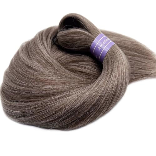 Aoterlanke 26-Inch Pre-Stretched Ash Brown Synthetic Braiding Hair, 3 Pack