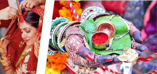 Pure Indian Dark Red Kumkum Powder for Makeup & Rituals