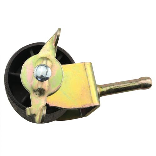 Heavy Duty Bed Frame Casters with Brake - Set of 2 Locking Wheels