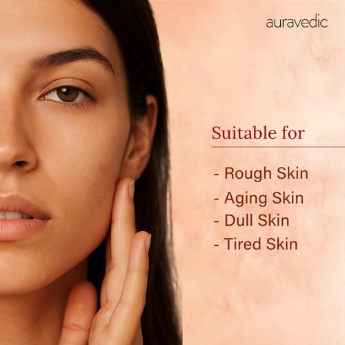 Auravedic Cold-Pressed Rosehip Face Oil with Vitamin E - Hydrating Natural Skin Care, 3.38 Fl Oz