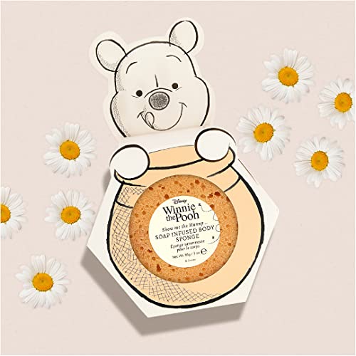Winnie the Pooh Soap-Infused Body Sponge with Wildflower Fragrance