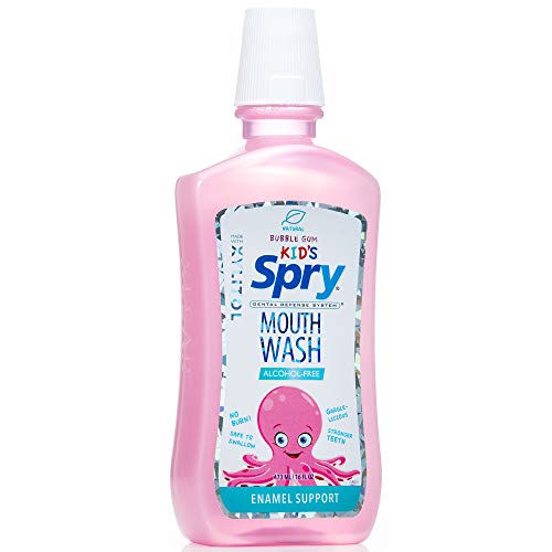 Spry Kids Mouthwash with Xylitol - Bubble Gum Flavor, 16 oz