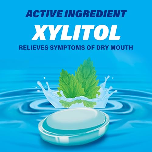 ACT Dry Mouth Lozenges with Xylitol, Soothing Mint - 72 ct