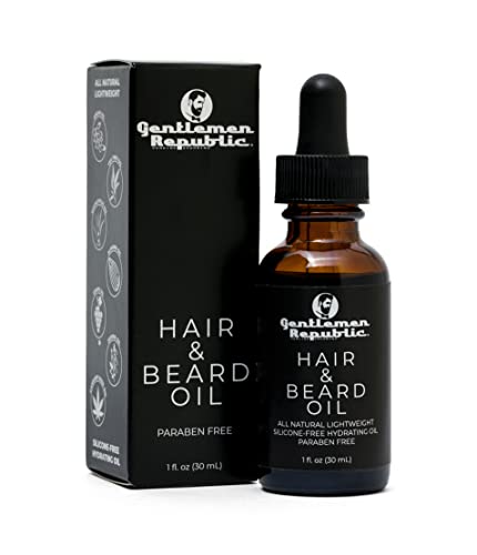 Gentlemen Republic Beard & Hair Oil - Nourishing Non-Greasy Formula