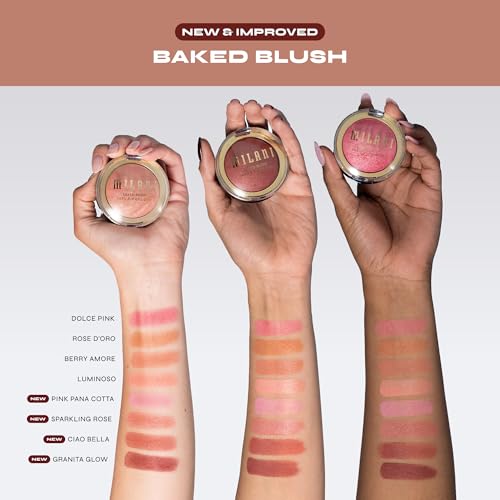 Milani Baked Blush - Dolce Pink | Radiant, Buildable Color