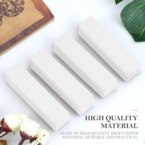50 Pcs Kraft Paper Lipstick Boxes – DIY Essential Oil Packaging Tubes