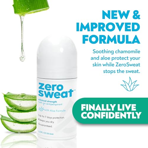 ZeroSweat Antiperspirant Deodorant with Aloe - 1.01 Fl Oz