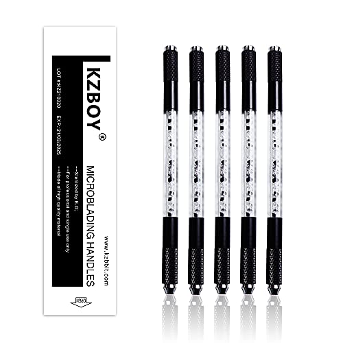 KZBOY Microblading Handles - 10PCS Double-Sided for Permanent Makeup