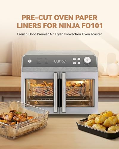 135PCS Nonstick Parchment Paper Liners for Ninja Air Fryer FO101