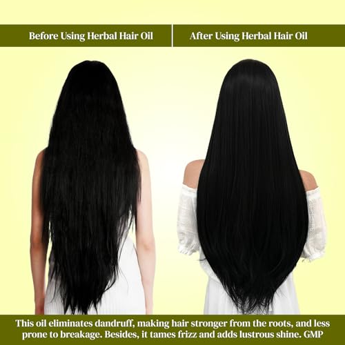 VCare Herbal Hair Oil with Wonder Cap - Nourishing Hair Treatment 100ml