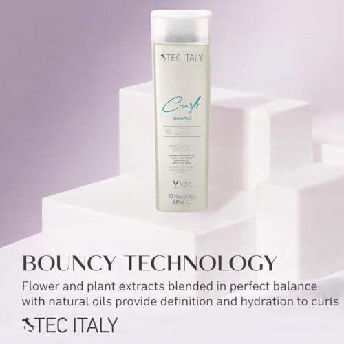Tec Italy Moisturizing Curl Shampoo for Curly Hair - 10.14 fl oz