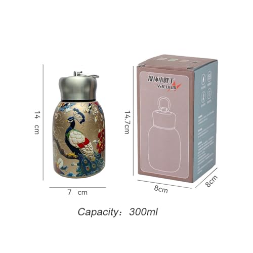 10 oz Mini Stainless Steel Thermal Water Bottle - Leakproof Travel Mug